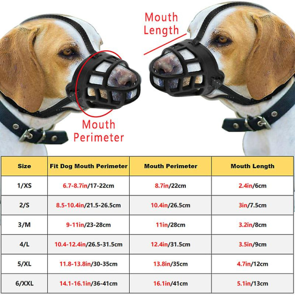 Justerbart hundmunkorg Mjukt silikon Andas Mesh Stark korg Liten och stor Hund Mun Munkorg Tillbehör för hundträning Black 2