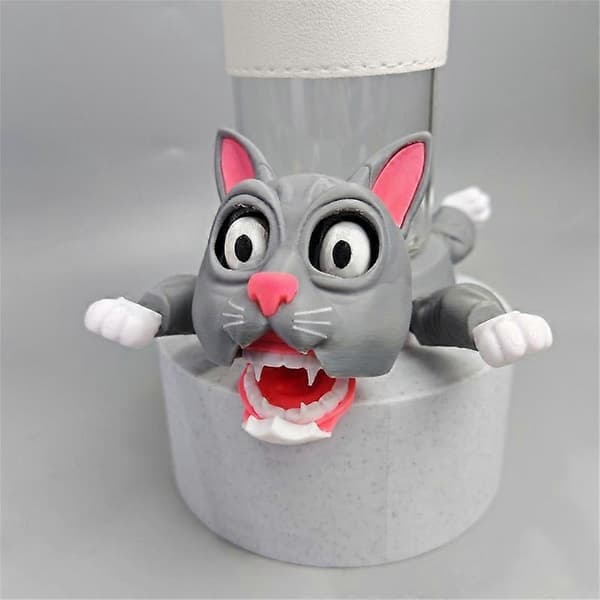 【BQ】Panicked Cats Varmebestandig Koppmatte Isolasjonspute-Grå Gray