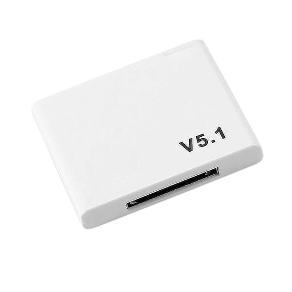 【BQ】30 Pin Bluetooth 5.1 lydmottaker A2dp trådløs musikkadapter hvit