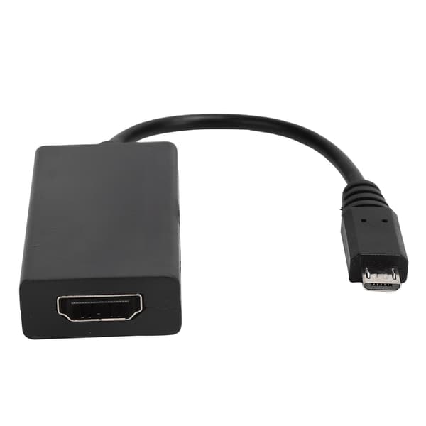 HD Video Display Adapter Kabel Sort Micro USB 1080P Oplader til Telefon til Projektor