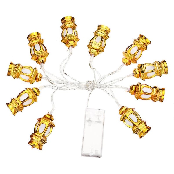 Ramadan Eid String Light Varm Hvid Atmosfære Eid Lanterne Lights