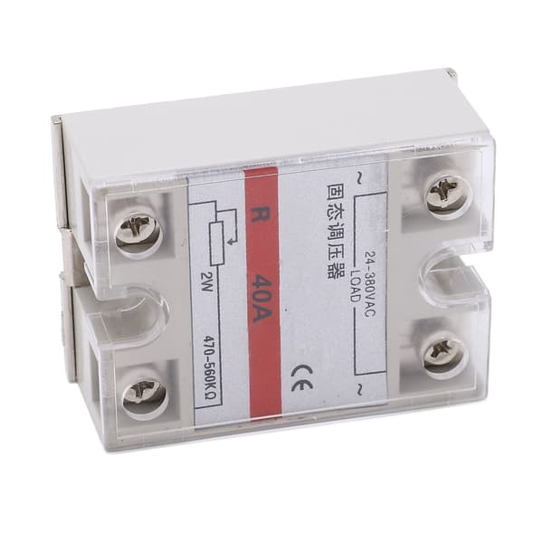 Solid State Spændingsregulator SSVR 40A 24-380VAC AC Spændingsmodstandsregulering