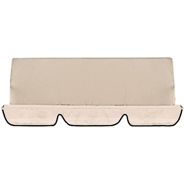 Patio Swing Chair Seat Cover Patio Dustproof Replacement Cover beige