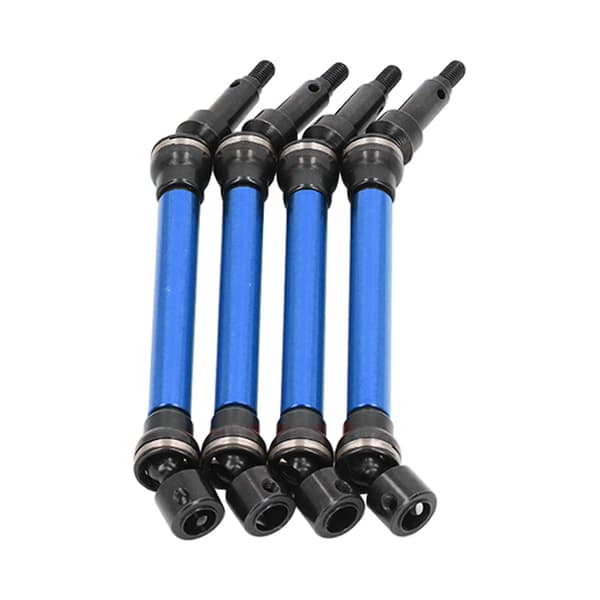 4 stk. Stål Aluminium Legering RC Drivaksel til Arrma 1/8 Kraton 4S Mørkeblå