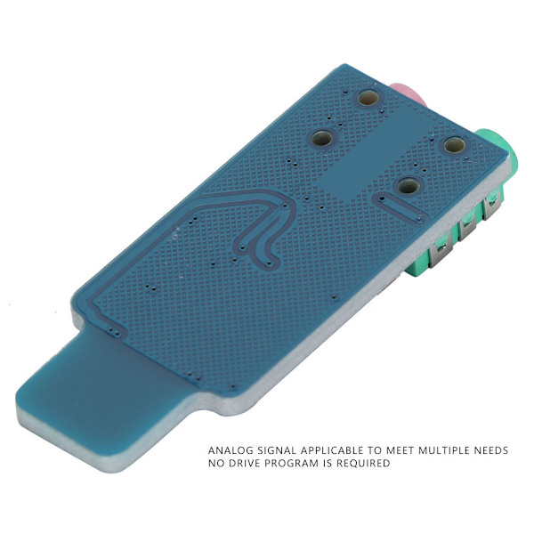 USB Lydkort CM108 Ekstern Lydadapter Driverfri til Computer Laptop