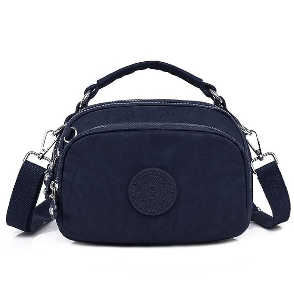 Liten väska Crossbody för kvinnor Nytt franskt populärt nätverk Röd Mode Utländsk stil Crossbody-väska Mångsidig mammas mobilväska navy blue