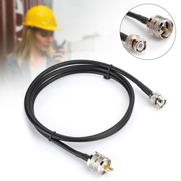UHF han PL259 til BNC han testkabeladapter