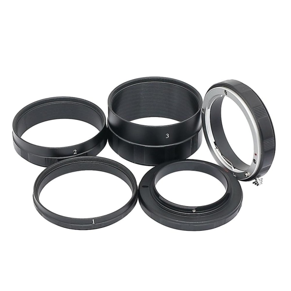 Autofokus Makro Forlengelsesrør Ring For X-pro1 E1 Kamera Lens-up Ring Adapter Ring Black