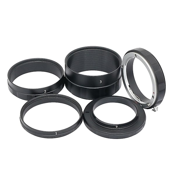 Autofokus makroforlængelsesrørring til X-pro1 E1 kamera Lens-up Ring Adapterring Black
