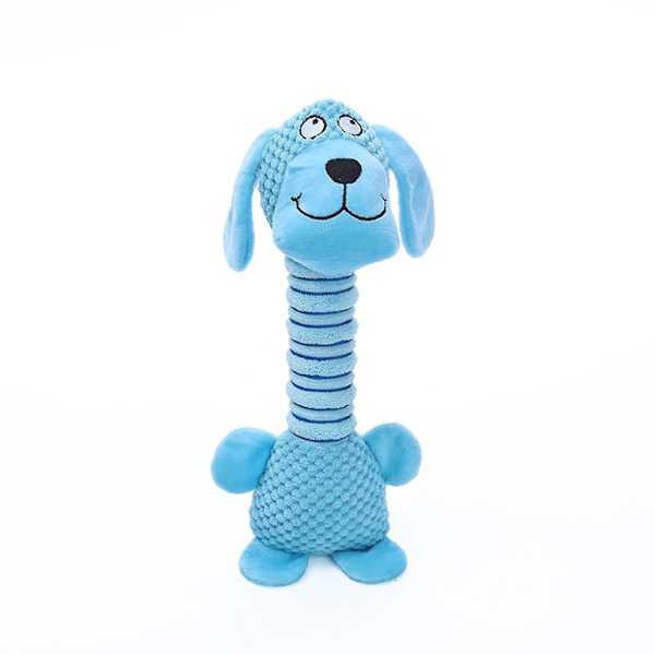 Pipande djur Husdjursleksak Hundtryck Sjung Pipertuggleksak Mjuk bettsäker stoppning Plysch Interactives Toy Ny D