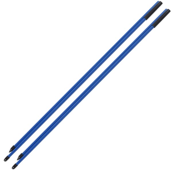 Sammenleggbare Golf Alignment Sticks i Glassfiber 2 Seksjoner Golf Retningsindikator Hjelpemiddel Blå