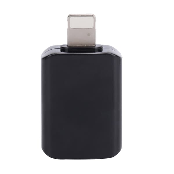 USB3.0 OTG Adapter Konnektor Konverter Passer til IOS Mobiltelefon Hurtig Dataoverførsel Sort