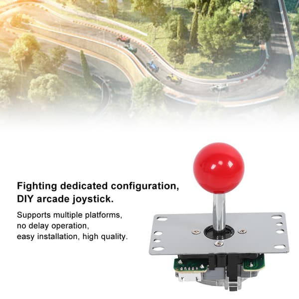 DIY Arkadespill Joystick Sett USB Kontrollpanel for PS3 PC Gamepad med LED-lys
