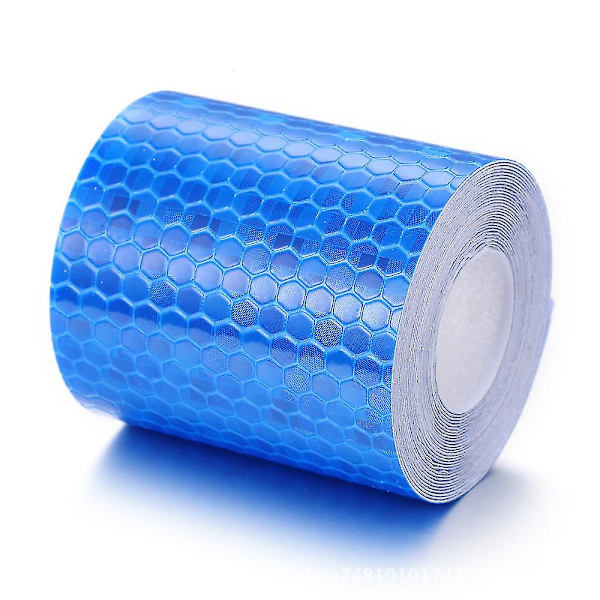 Heijastinnauha 3m X 50 mm Vedenpitävä heijastin Varoitustarrat Korkean intensiteetin itseliimautuva turvateippi 1pcs Blue