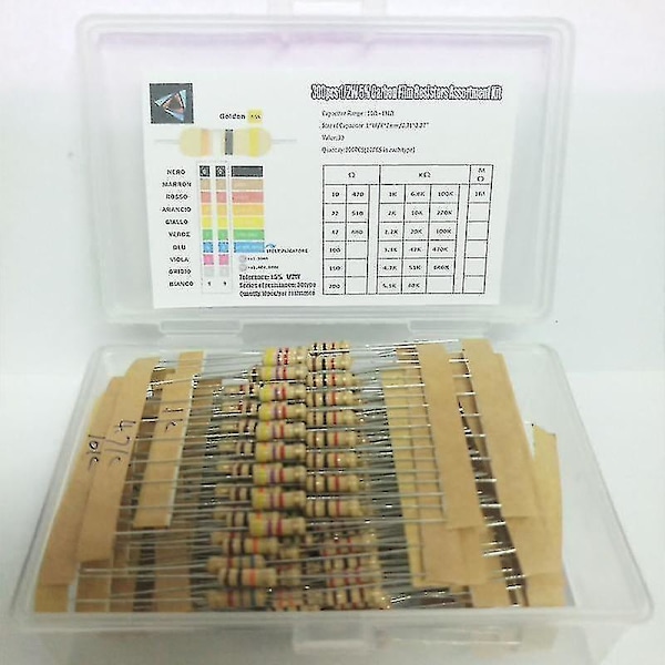 Carbon Film Resistor Sortiment Kit