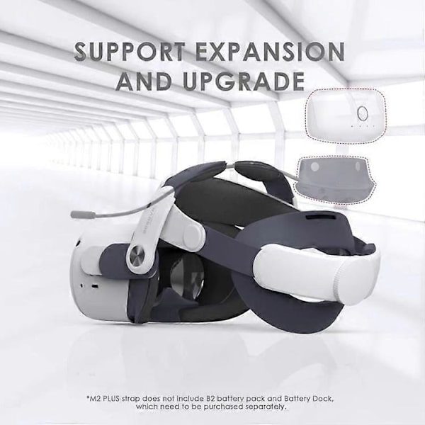 【BQ】BOBOVR M2 Plus Hodebånd Erstatning Elite Stropp for Oculus Quest 2