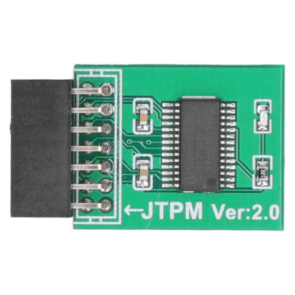 For MSI TPM 2.0 Modul Stærk Kryptering 14 Pin LPC Interface TPM Modul Board til Win11 Grøn