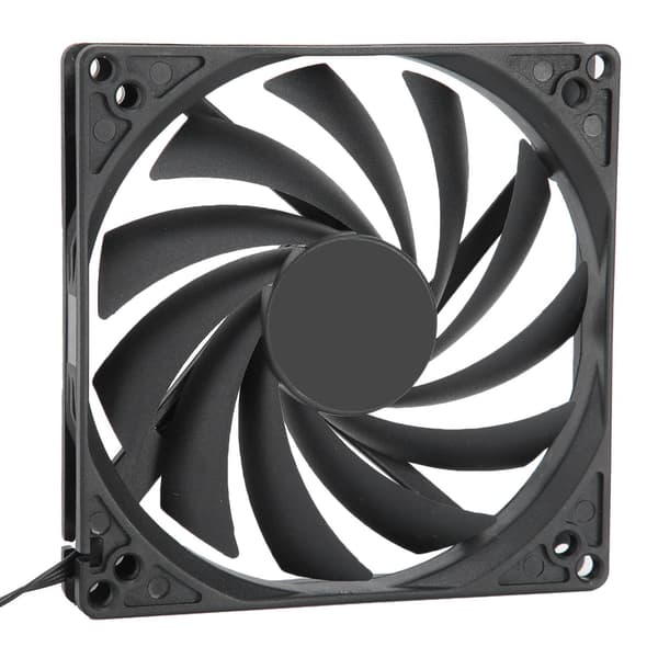 Ultratynd PC Køler 12V PWM CPU Køleblæser til stationær computerkøling