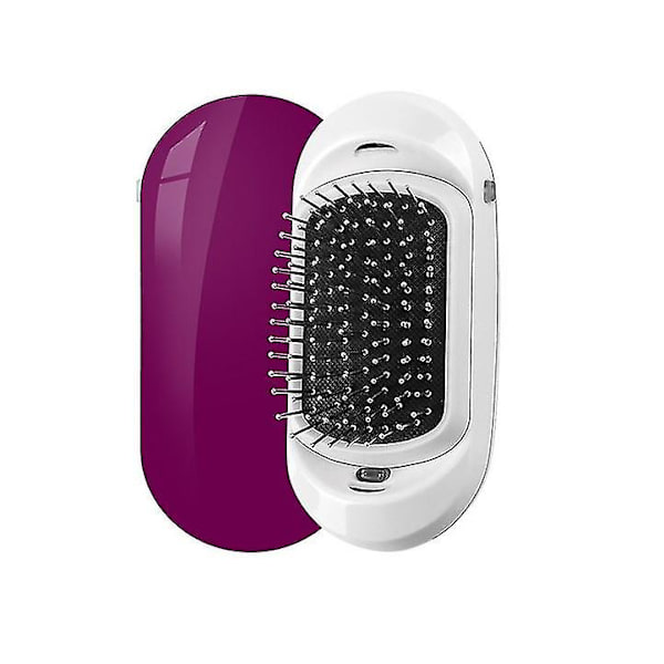 Rostfritt stål Frisör Massage Kam Lila Purple