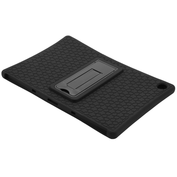 For Chromebook Duet-veske 10,1-tommers silikonetui for nettbrett med beskyttelsesveske for nettbrettstativ(b) Black