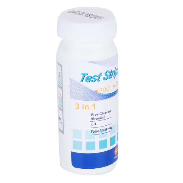 3 i 1 Vand pH Testpapir Swimmingpool Spa Klor Teststrips Poolrenser Tilbehør