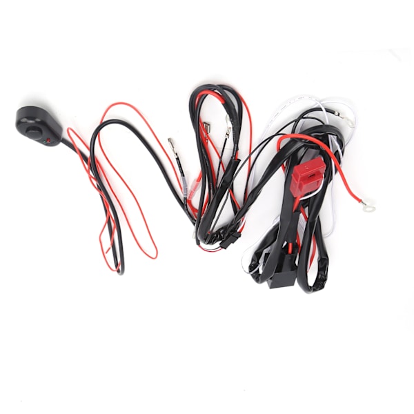 12V LED Spotlysforbindelseskabel 1-til-2 40A Relæ Inline Blade Sikring Universal til Bil ATV UTV