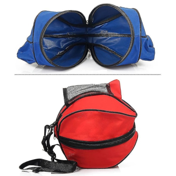 Urheilupallon kantolaukku, jalkapallolentopallon koripallokassi, olkalaukku ja käsilaukku Red
