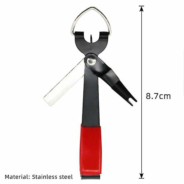 Fiske Quick Knot Tool Fast Tie Nail Knotter Line Cutter Clipper Nipper Krok