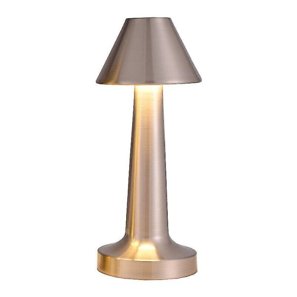 Touch Sensor Bar oppladbare bordlamper (gyldne) B Silver