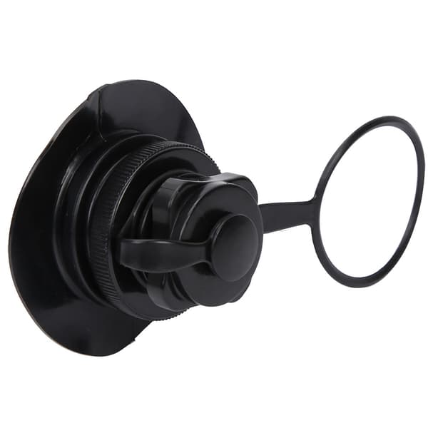 TPU 8-sidet ventil oppustelig kajakbåd dysebase PVC sort
