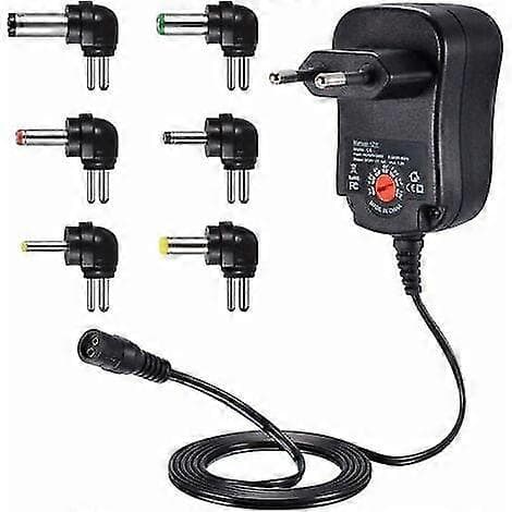12w Universal Strømadapter 3v 4,5v 5v 6v 7,5v 9v Og 12v, AC Lader Transformator Dc 220v For Vtech Kidimagic Starlight Kidi Ligh