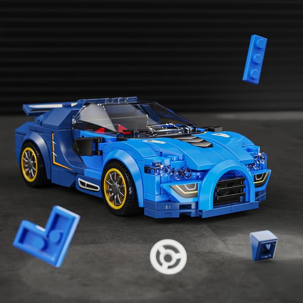 [BQ]313 dele Racing Model Puslespil - Inklusive Displayboks, ABS Materiale, Pædagogisk Byggesæt 6+ År T1082A