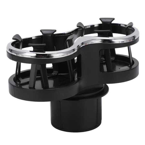 Universal 2-i-1 bilkoppholder - svart
