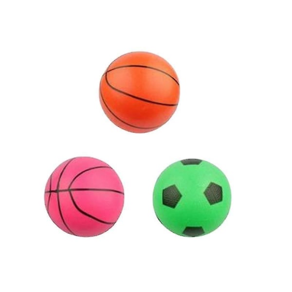 2st Uppblåsbar Basket Mini Bouncy Basket Sport Ball För Barn Barn Random Color