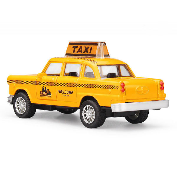 Den nya Taxibilleksak för barn, Yellow Cab New York City Taxibil till