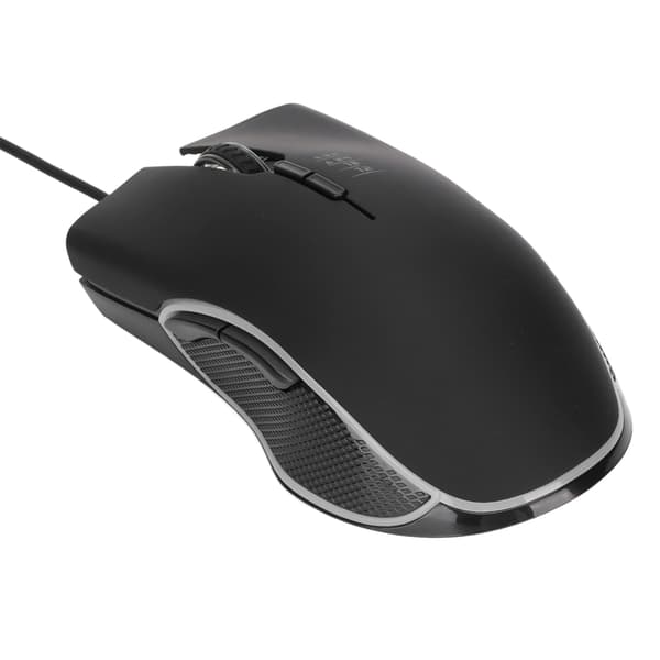 Kablet mus med 4 farvers baggrundsbelysning Gaming Chip USB-mus Ergonomisk 7 knapper Computertilbehør til Win XPBlack