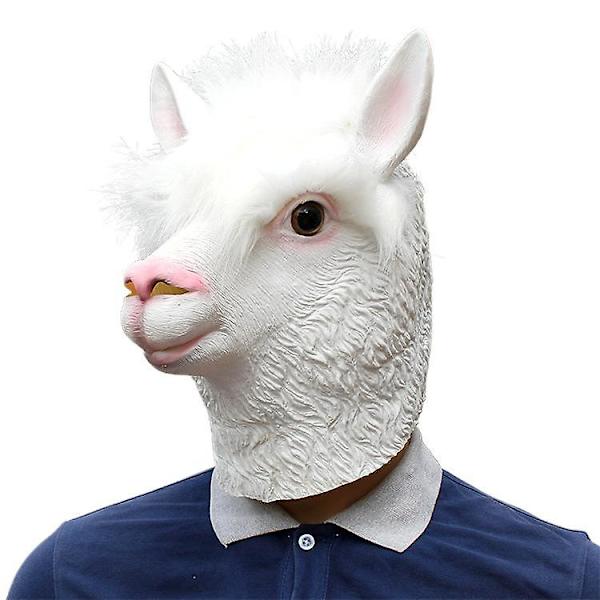 Halloween Funny Mask Alpaca Mask