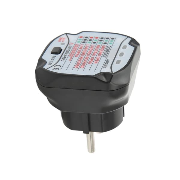 EU Plugg Sokkel Tester 220V-250V Nøyaktig Deteksjon Rask Respons