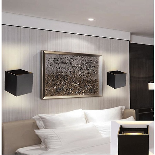 12W LED Vegglampe Innendørs / Utendørs Moderne Veggbelysning, Vegglampe Warm Light