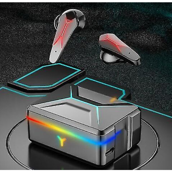 Tooth Gaming Ørepropper Trådløs Gaming Earph Sports Led Display Øreplugger Avbryter