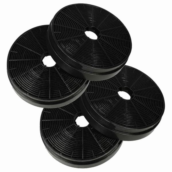 Kolfilterbyten för luftrenare med dimensioner 17,5 cm Black