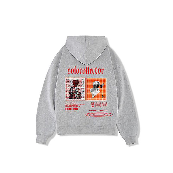 lös plus size herrrock gery XL
