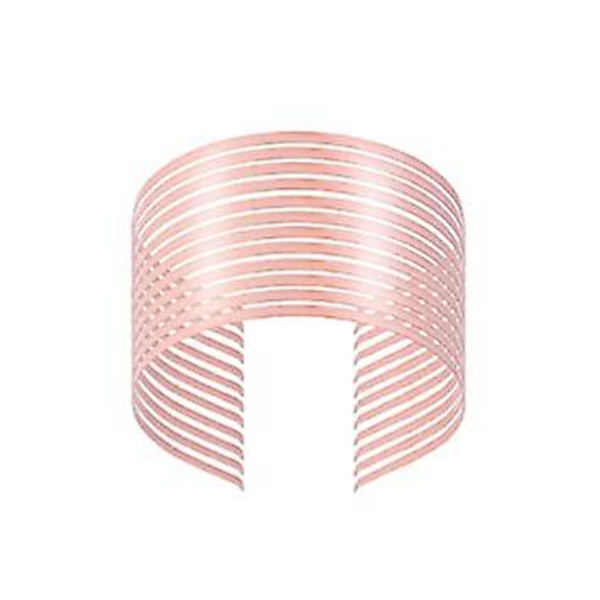 Metallpannband för kvinnor 3 färger, svart guldpläterat silver pannband, pannband 12 delar Rose gold