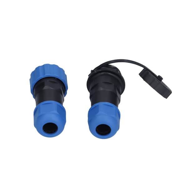 Vanntett kontaktmontering IP68 Aviation Power Socket 250V 5A for kabel SP209 Pin