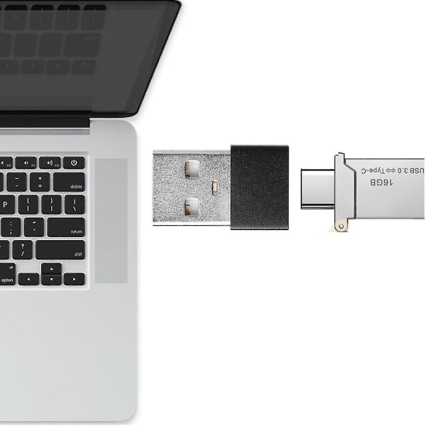 USB 2.0 Hane Till Typ C USB 3.1 Honomvandlare Laddningsadapter Dataöverföring