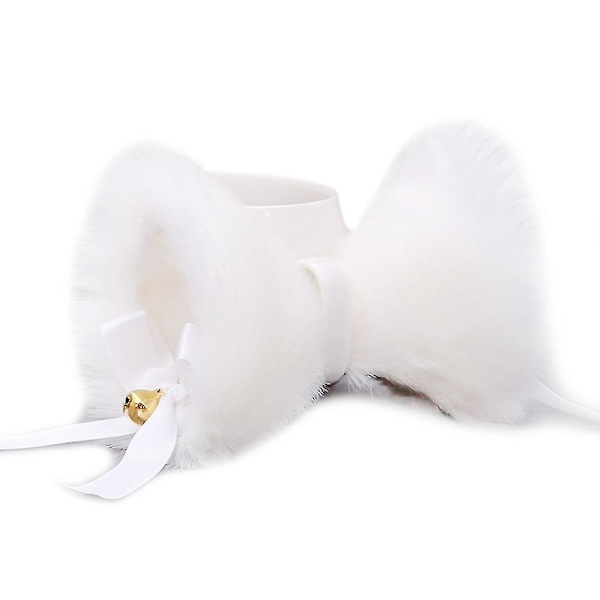 1 Pari Japanilaiset Naiset Tytöt Lolita Anime Hiusklipsit Söpöt Karvaiset Kissan Korville Hiusneula ja Bowknot Bell Cosplay-asu Snap Barrette Juhlamekko A