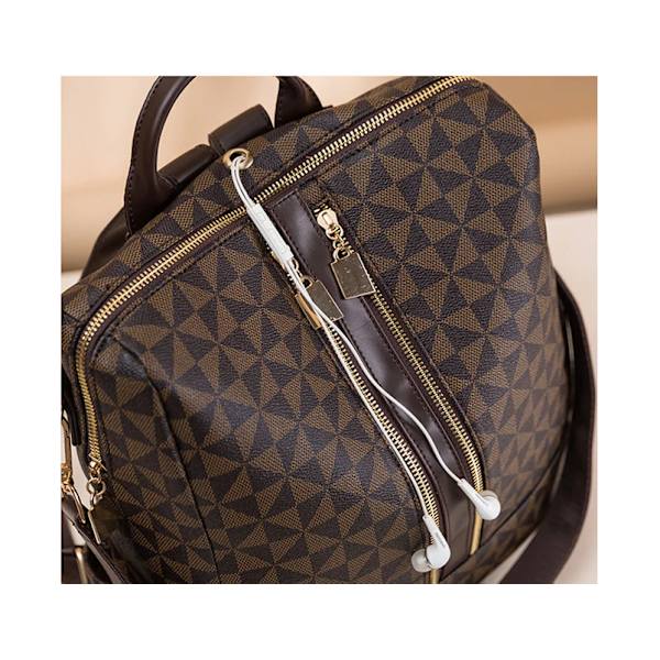 Design Cabriolet Satchel Bag Reseryggsäck Handväska och handväska 2st