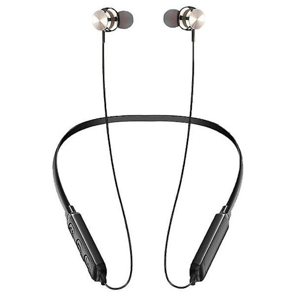 B12 Universal Langaton Bluetooth Riippuva Kaula Korvassa Magneettinen Urheilukuuloke-musta