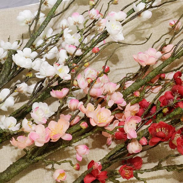 Simuleret Vinterblomme Træ Kunstig Gren Boligindretning