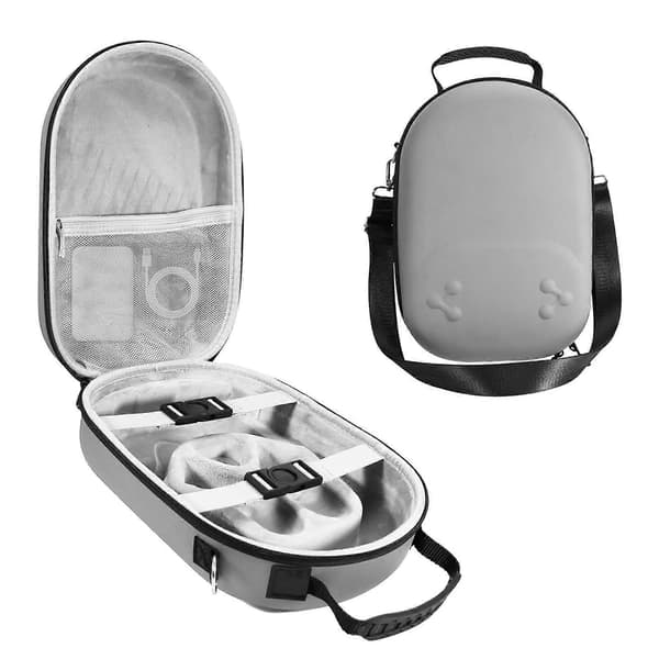【BQ】Opbevaringstaske til 3S VR-headset Etui Bæretaske Headset Opbevaringsboks Taske VR-tilbehør grå grey